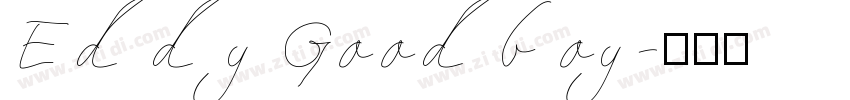 Eddy Goodboy字体转换
